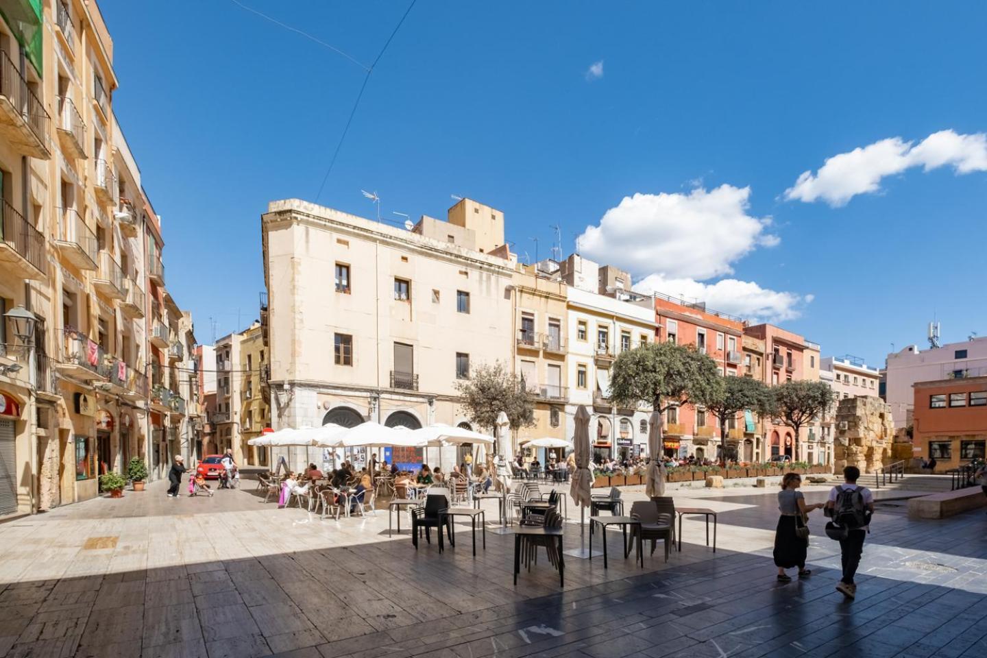 Apartamento En El Corazon De Tarragona. Planta Baja Con Patio. Zewnętrze zdjęcie