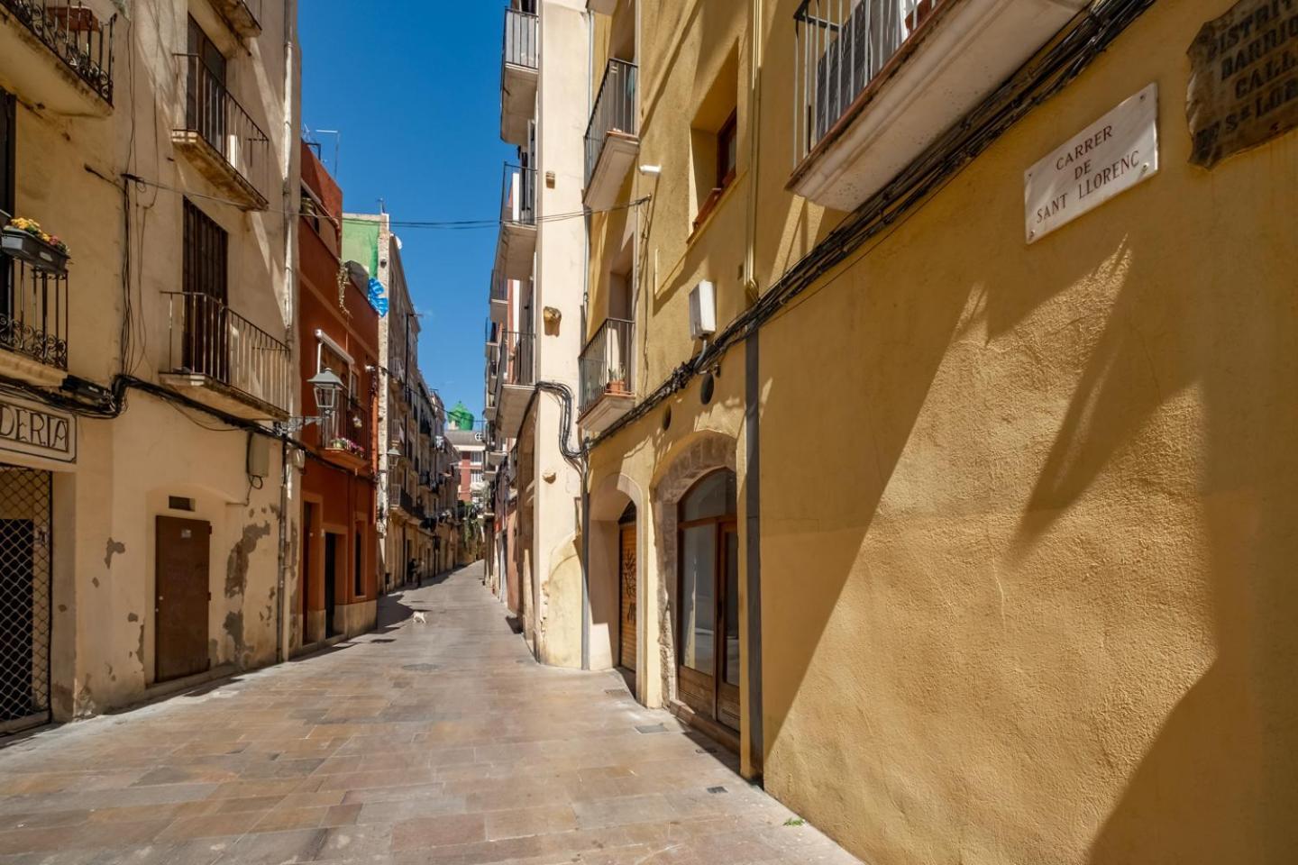 Apartamento En El Corazon De Tarragona. Planta Baja Con Patio. Zewnętrze zdjęcie